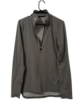Under Armour Gray Half Zip Athletic Jacket